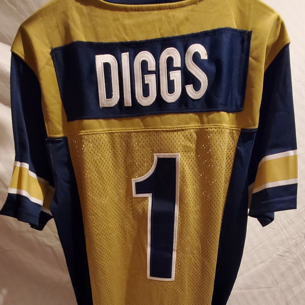 NWT Stefon Diggs Headgear Classics Highschool‎ Throwback Jersey Size S NFL